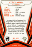 2023 NRL Titanium Pearl Silver - P127 - Cody Ramsey - St. George-Illawarra Dragons