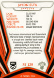 2023 NRL Titanium Pearl Silver - P129 - Jaydn Su'a - St. George-Illawarra Dragons