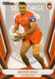 2023 NRL Titanium Pearl Silver - P130 - Moses Suli - St. George-Illawarra Dragons