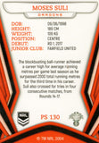 2023 NRL Titanium Pearl Silver - P130 - Moses Suli - St. George-Illawarra Dragons