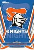 2023 NRL Titanium Common Card - 071 - Newcastle Knights Checklist - Newcastle Knights