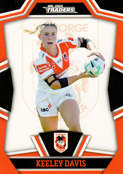 2023 NRL Titanium NRL Womens - W 40 - Keeley Davis - St. George-Illawarra Dragons