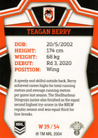 2023 NRL Titanium NRL Womens - W 39 - Teagan Berry - St. George-Illawarra Dragons