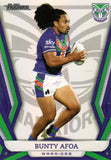 2023 NRL Titanium Pearl Silver - P142 - Bunty Afoa - New Zealand Warriors