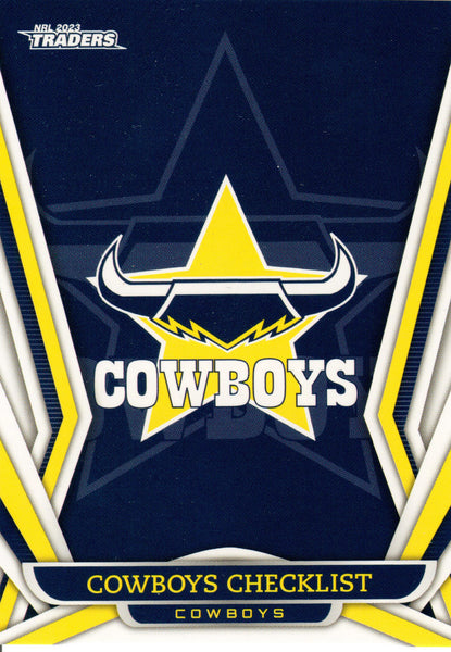 2023 NRL Traders Pearl Special Team Set - North QLD Cowboys - Gold