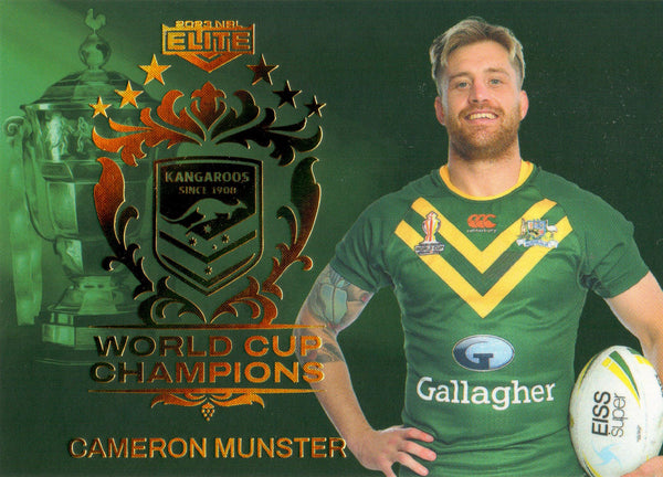 2023 NRL Elite World Cup Champions - WCC 13 - Cameron Munster - Kangaroos