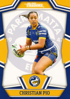 2023 NRL Titanium NRL Womens - W 34 - Christian Pio - Parramatta Eels