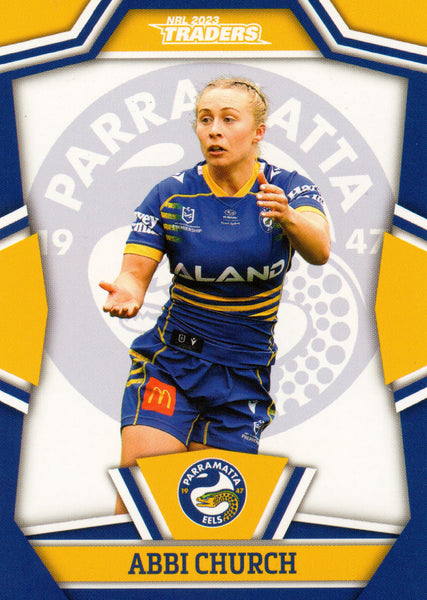 2023 NRL Titanium NRL Womens - W 29 - Abbi Church - Parramatta Eels