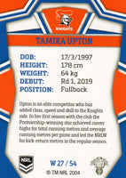 2023 NRL Titanium NRL Womens - W 27 - Tamika Upton - Newcastle Knights