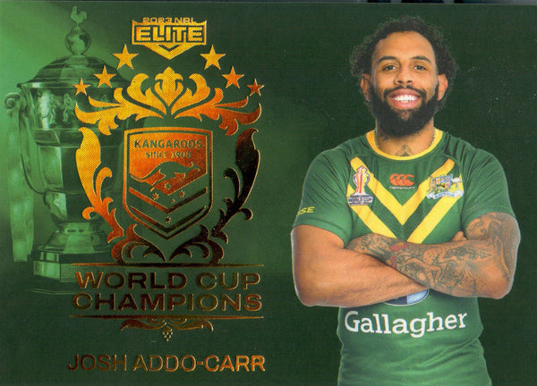 2023 NRL Elite World Cup Champions - WCC 02 - Josh Addo-Carr - Kangaroos