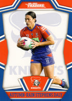 2023 NRL Titanium NRL Womens - W 25 - Autumn-Rain Stephens-Daly - Newcastle Knights