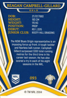 2023 NRL Titanium Common Card - 093 - Reagan Campbell-Gillard - Parramatta Eels