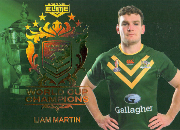 2023 NRL Elite World Cup Champions - WCC 11 - Liam Martin - Kangaroos