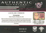2023 NRL Titanium Authentics Signature Black - ASB 06 - Lachlan Croker - 8/44