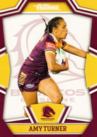 2023 NRL Titanium NRL Womens - W 09 - Amy Turner - Brisbane Broncos