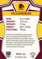 2023 NRL Titanium NRL Womens - W 08 - Julia Robinson - Brisbane Broncos