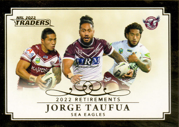 2023 NRL Titanium Retirements - R 10 - Jorge Taufua - Manly-Warringah Sea Eagles