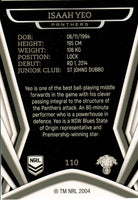 2023 NRL Titanium Common Card - 110 - Isaah Yeo - Penrith Panthers