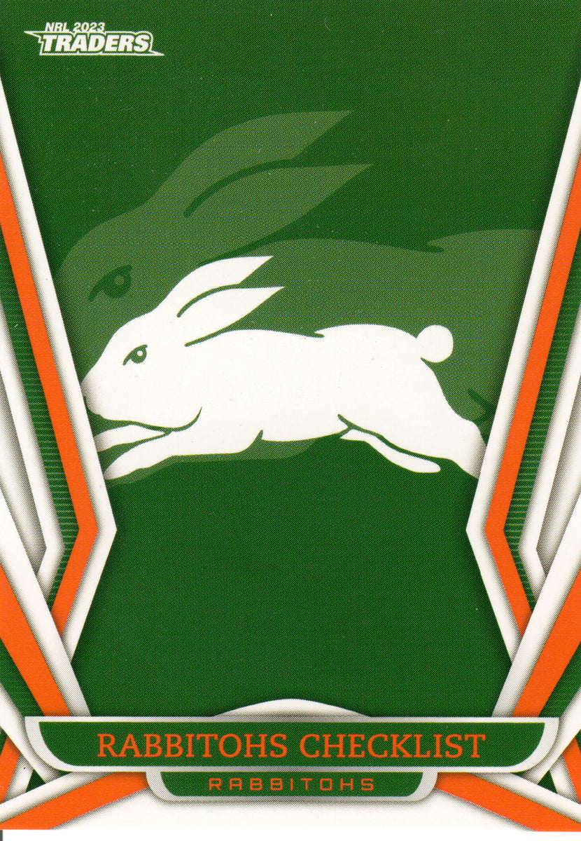2023 NRL Titanium Common Card - 111 - South Sydney Rabbitohs Checklist ...