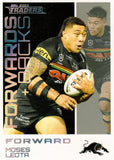 2023 NRL Titanium Forwards & Backs Parallels - FBP 21 - Moses Leota - Penrith Panthers