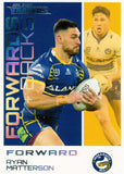 2023 NRL Titanium Forwards & Backs Parallels - FBP 19 - Ryan Matterson - Parramatta Eels