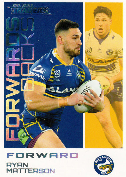 2023 NRL Titanium Forwards & Backs Parallels - FBP 19 - Ryan Matterson - Parramatta Eels