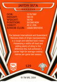 2023 NRL Titanium Common Card - 129 - Jaydn Su'a - St. George-Illawarra Dragons