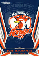 2023 NRL Titanium Common Card - 131 - Sydney Roosters Checklist - Sydney Roosters