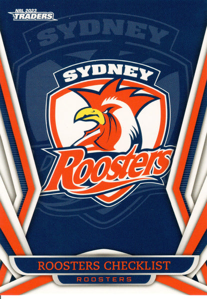 2023 NRL Titanium Common Card - 131 - Sydney Roosters Checklist - Sydney Roosters