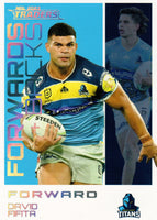 2023 NRL Titanium Forwards & Backs Parallels - FBP 9 - David Fafita - Gold Coast Titans