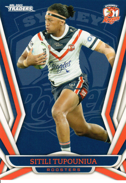 2023 NRL Titanium Common Card - 138 - Sitili Tupouniua - Sydney Roosters