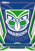 2023 NRL Titanium Common Card - 141 - New Zealand Warriors Checklist - New Zealand Warriors