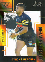 2023 NRL Elite New Recruit Album Cards - NRP 12 - Tyrone Peachey - Penrith Panthers - 128/148