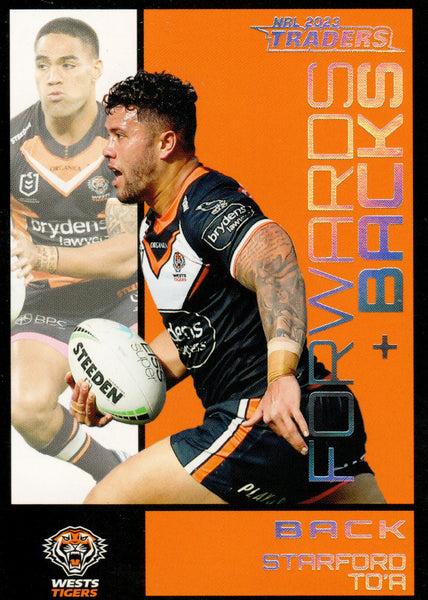 2023 NRL Titanium Forwards & Backs - FB 32 - Starford To'a - Wests Tigers