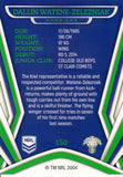 2023 NRL Titanium Common Card - 150 - Dallin Watene-Zelezniak - New Zealand Warriors