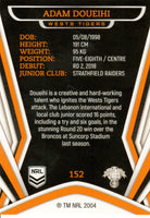 2023 NRL Titanium Common Card - 152 - Adam Doueihi - Wests Tigers