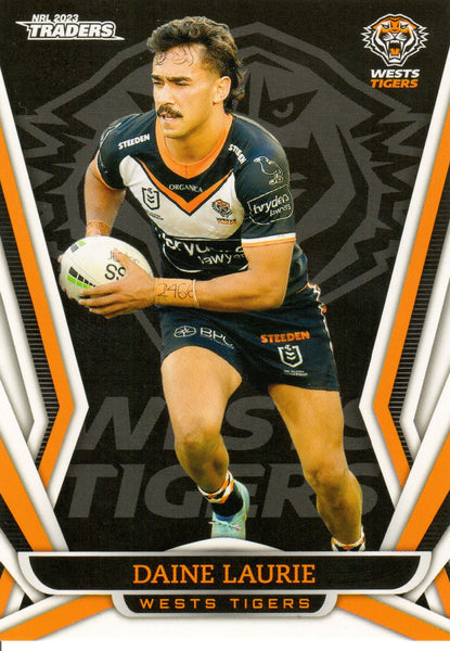 2023 NRL Titanium Common Card - 155 - Daine Laurie - Wests Tigers