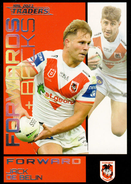 2023 NRL Titanium Forwards & Backs - FB 25 - Jack De Belin - St. George-Illawarra Dragons