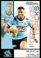 2023 NRL Titanium Forwards & Backs - FB 8 - Ronaldo Mulitalo - Cronulla-Sutherland Sharks