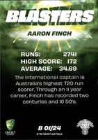 2022-23 Cricket Traders Blasters - B 01 - Aaron Finch - Australia