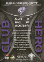 2022-23 Cricket Traders Club Heroes Parallel - CHP 09 - Ben McDermott - 45/70