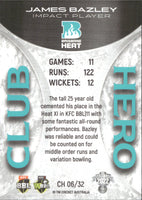 2022-23 Cricket Traders Club Heroes - CH 06 - James Bazley - Brisbane Heat
