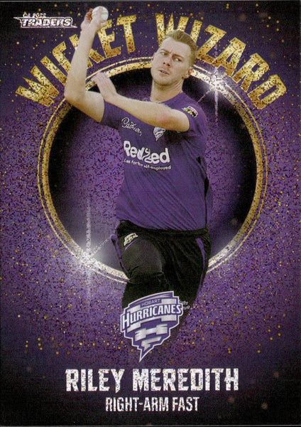 2022-23 Cricket Traders Wicket Wizards Parallel - WWA 13 - Riley Meredith - 50/84