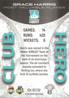 2022-23 Cricket Traders Club Heroes - CH 07 - Grace Harris - Brisbane Heat
