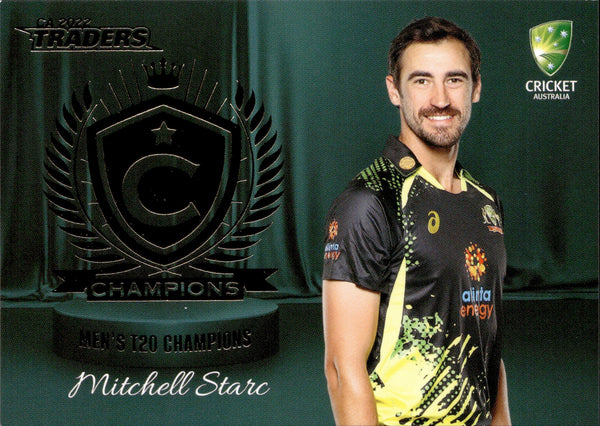 2022-23 Cricket Traders Champions - C 8 - Mitchell Starc - Men's T20 Champions