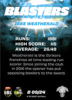 2022-23 Cricket Traders Blasters - B 09 - Jake Weatherald - Adelaide Strikers