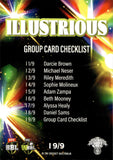 2022-23 Cricket Traders Illustrious - I9 - Group Card Checklist - Group Card