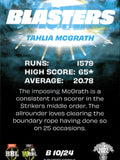 2022-23 Cricket Traders Blasters - B 10 - Tahlia McGrath - Adelaide Strikers