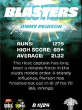 2022-23 Cricket Traders Blasters - B 11 - Jimmy Peirson - Brisbane Heat