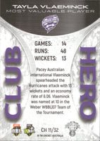 2022-23 Cricket Traders Club Heroes - CH 11 - Tayla Vlaeminck - Hobart Hurricanes